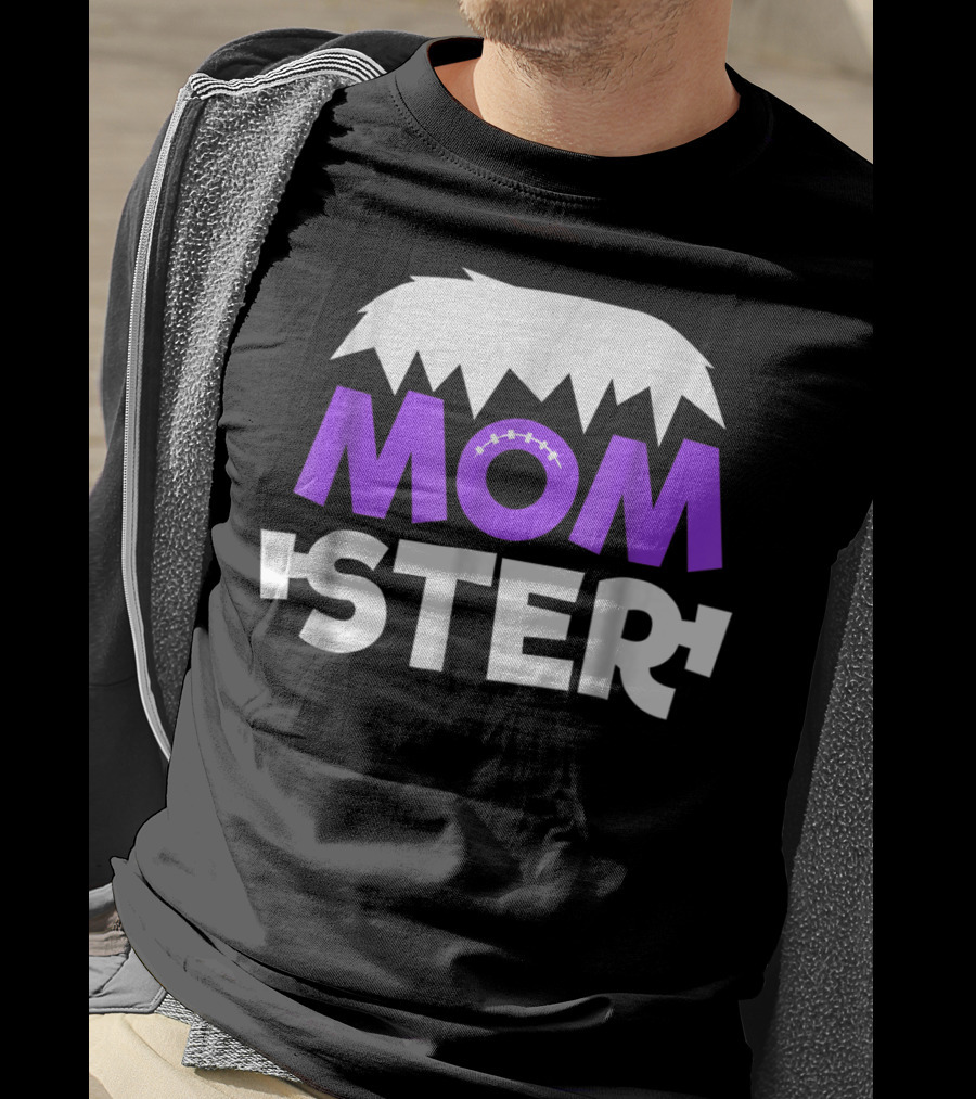 Momster Momster Funny Mom Frankenstein Hair And Stitches T-Shirt