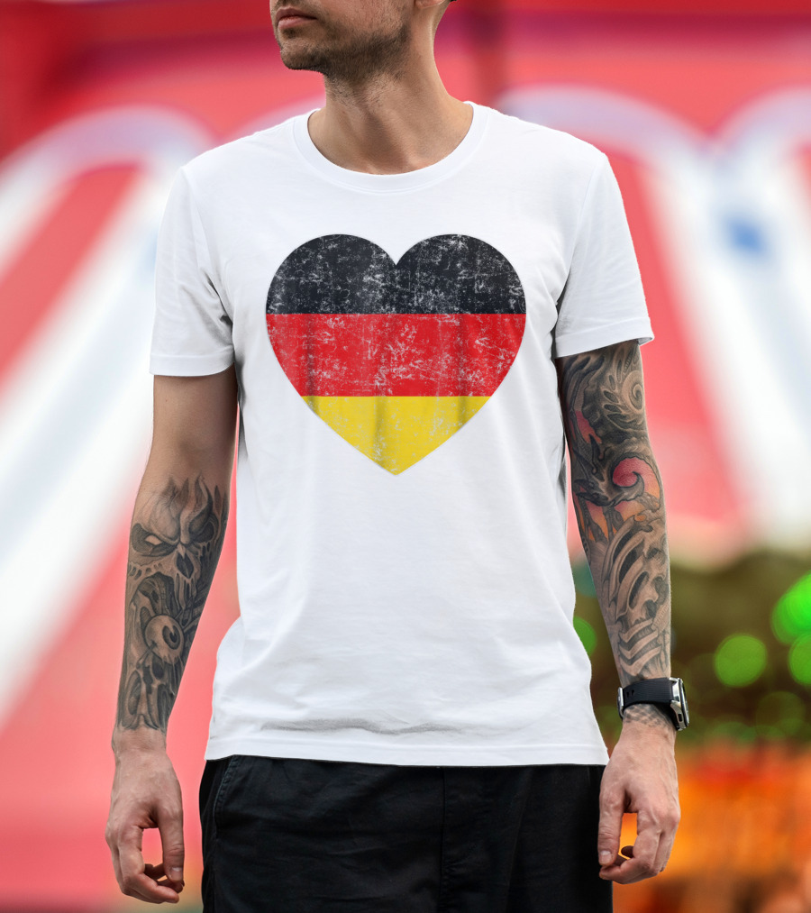 Oktoberfest German Flag Heart Germany Mom Wife56 Oktoberfest T-Shirt