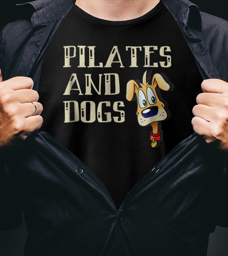 Pilates And Dogs Owner Lover Mom Instructor Teacher T-Shirt
