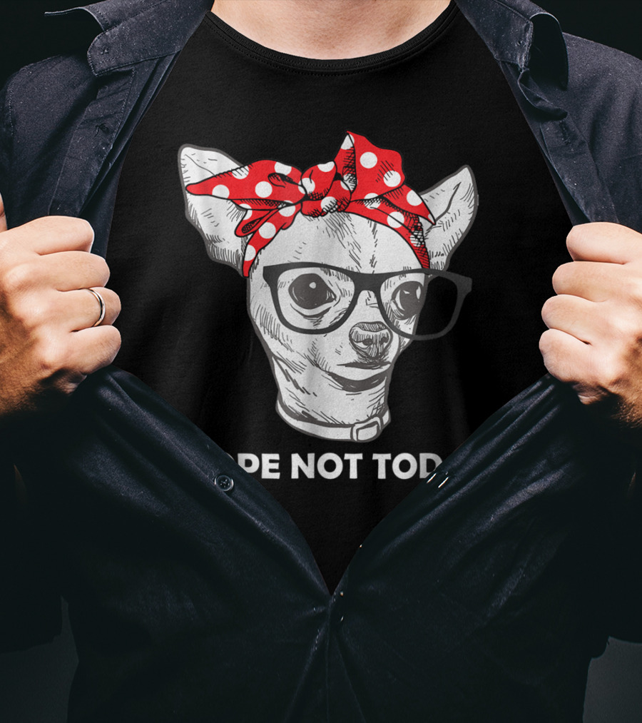 Nope Not Today Chihuahua Dog Lover Pittie Mom T-Shirt