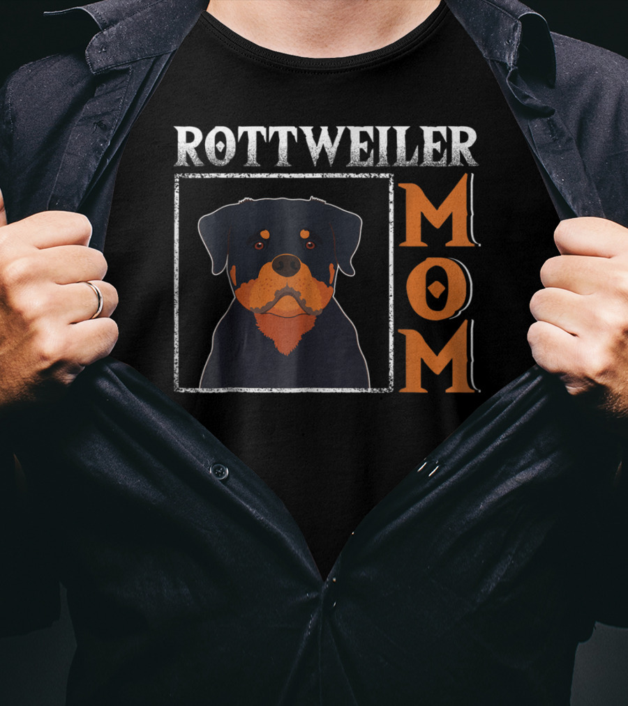 Rottweiler Mom Funny Dog Lover94 T-Shirt