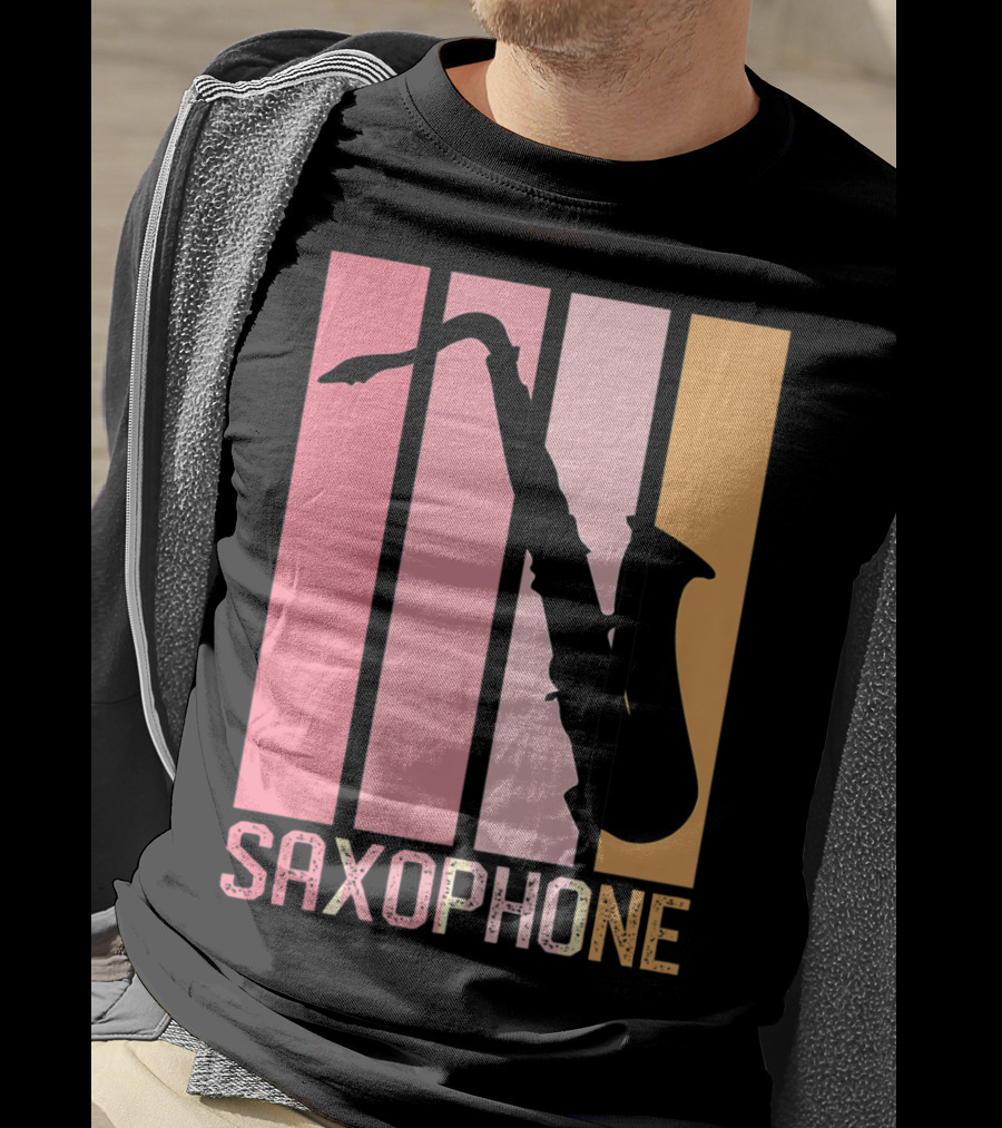 Saxophone Band Mom Marching Band School Music T-Shirt