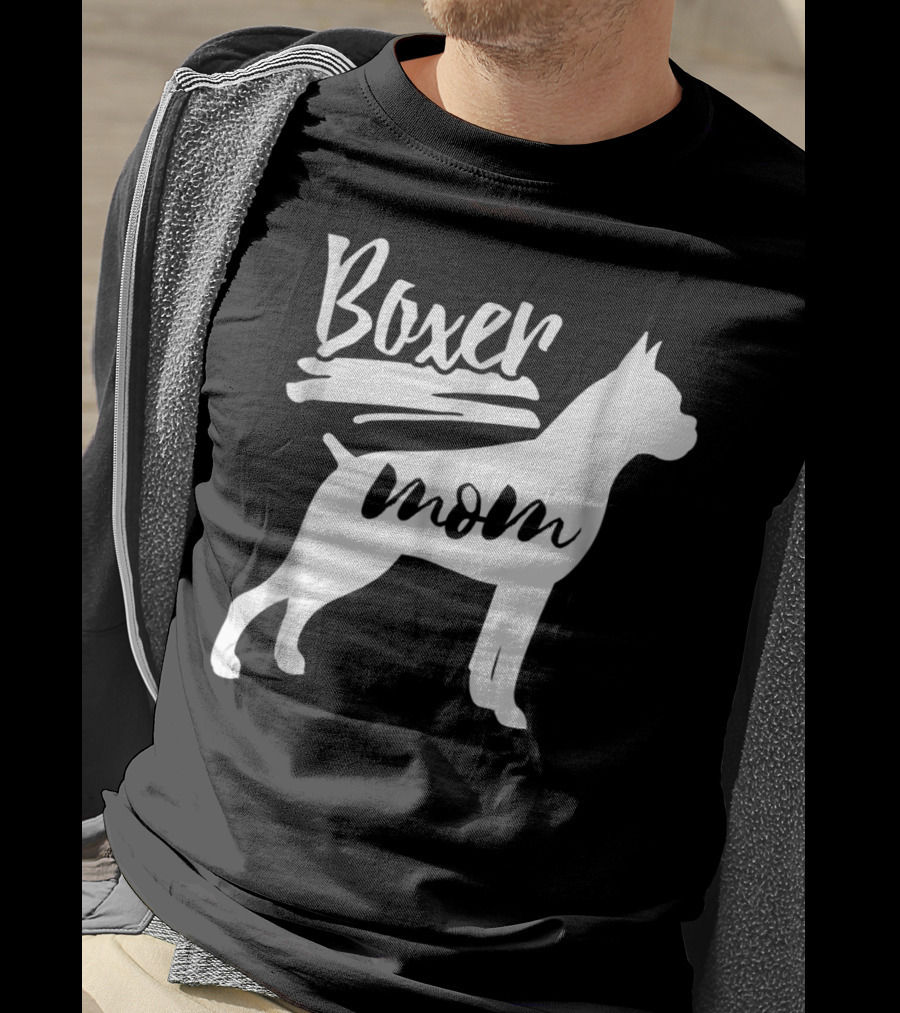 Boxer Mom Dog T-Shirt