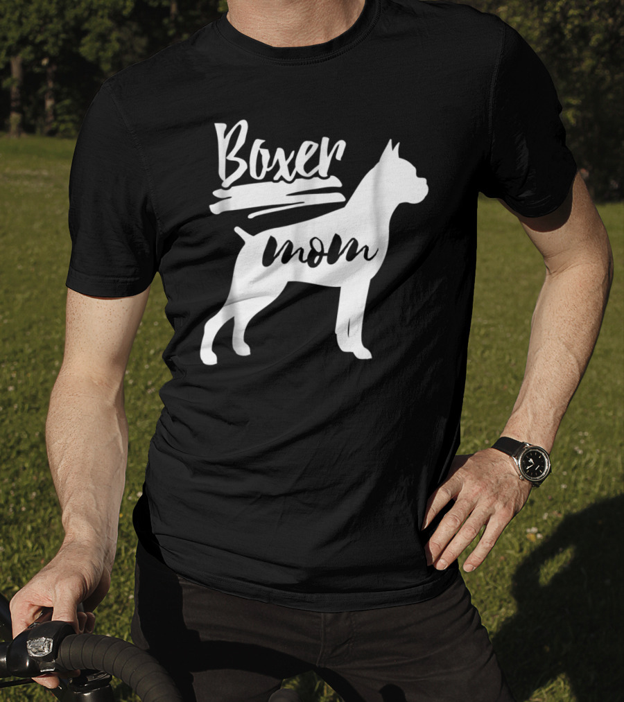 Boxer Mom Dog T-Shirt