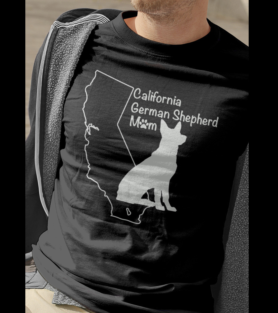 California German Shepherd Mom T-Shirt