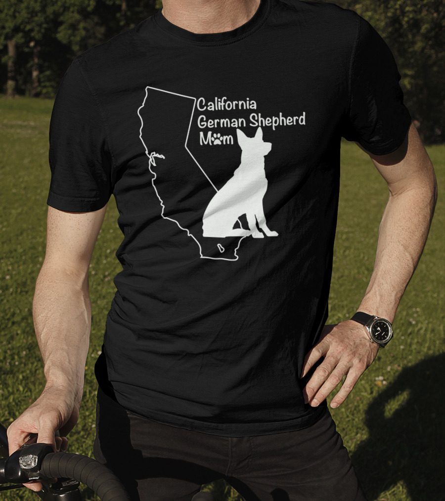 California German Shepherd Mom T-Shirt