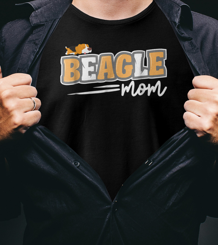 Beagle Mom For Proud Moms With Beagles94 T-Shirt