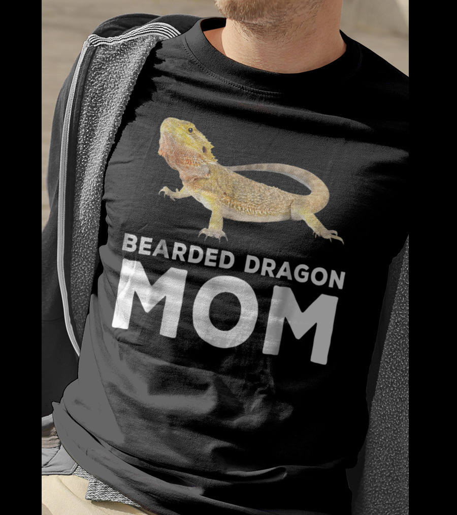 Bearded Dragon Mom Mother Pogona Reptile Enthusiast T-Shirt