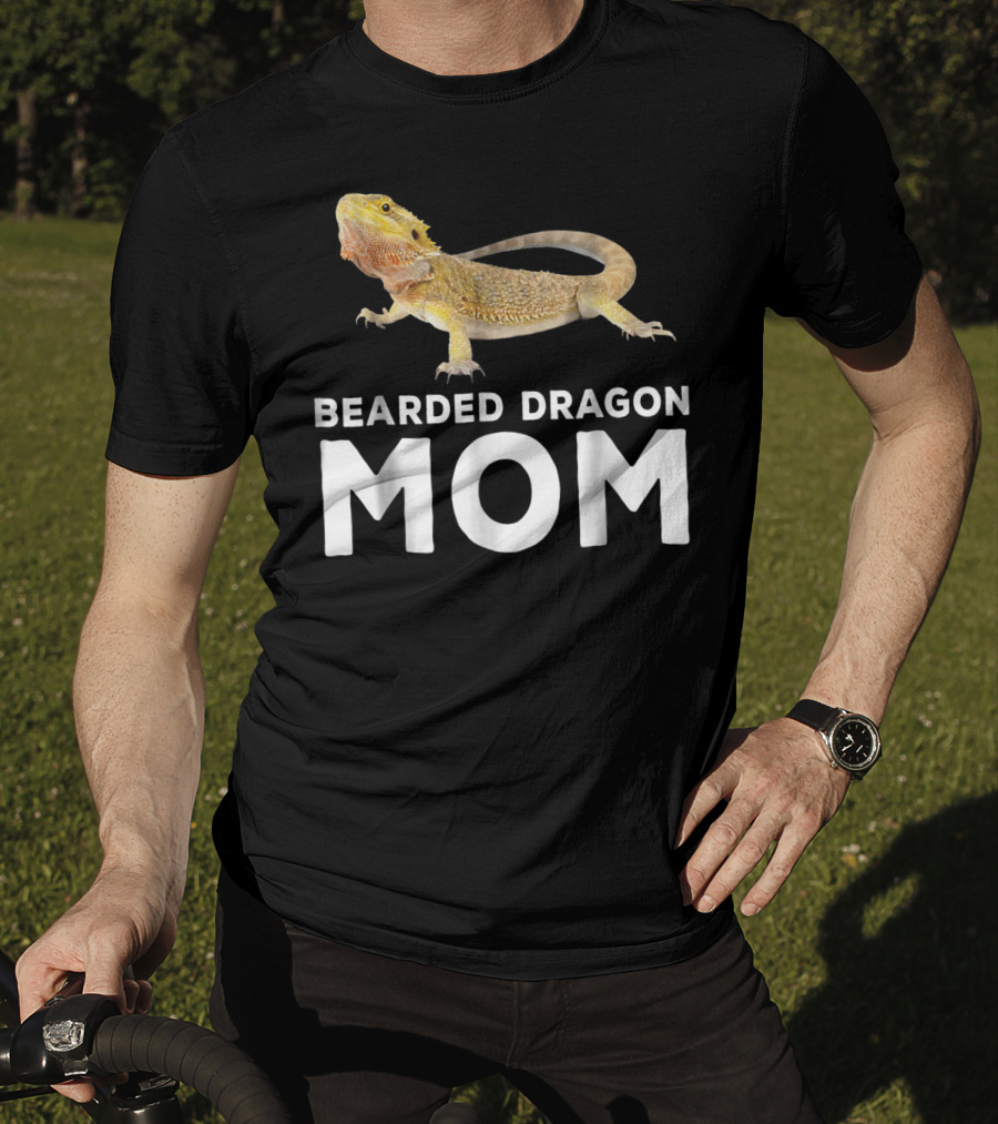 Bearded Dragon Mom Mother Pogona Reptile Enthusiast T-Shirt