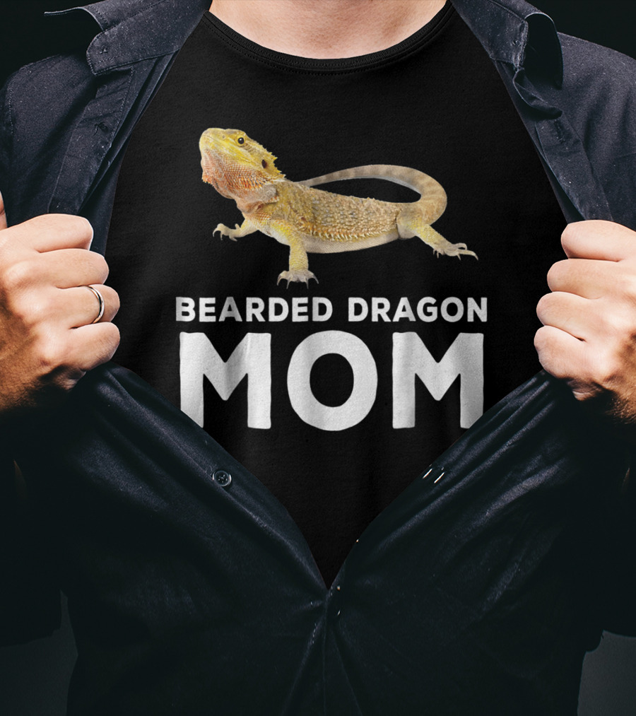 Bearded Dragon Mom Mother Pogona Reptile Enthusiast T-Shirt