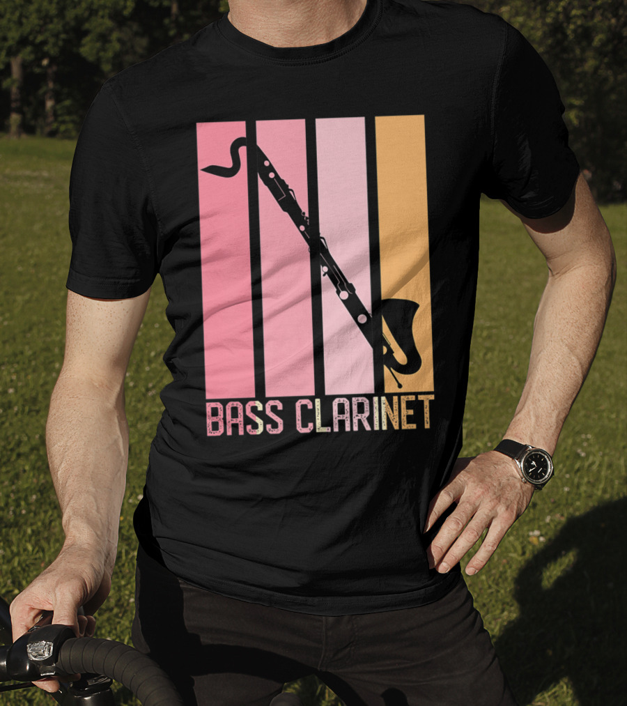 Bass Clarinet Band Mom Marching Band School T-Shirt