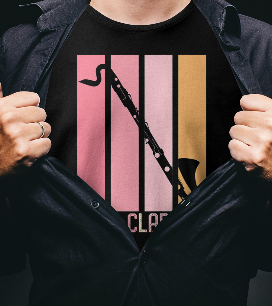 Bass Clarinet Band Mom Marching Band School T-Shirt