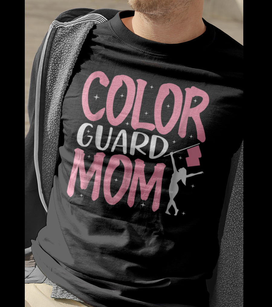 Color Guard Mom Color Guard Flag T-Shirt
