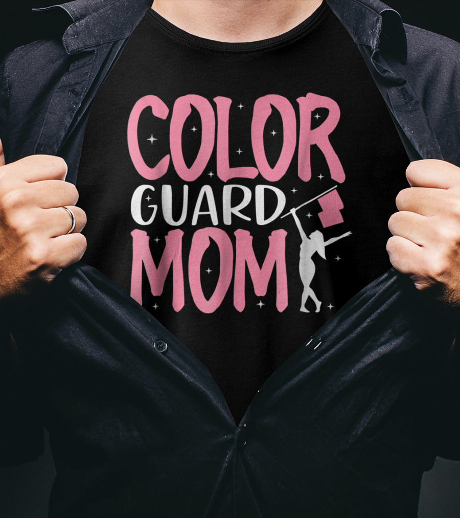 Color Guard Mom Color Guard Flag T-Shirt