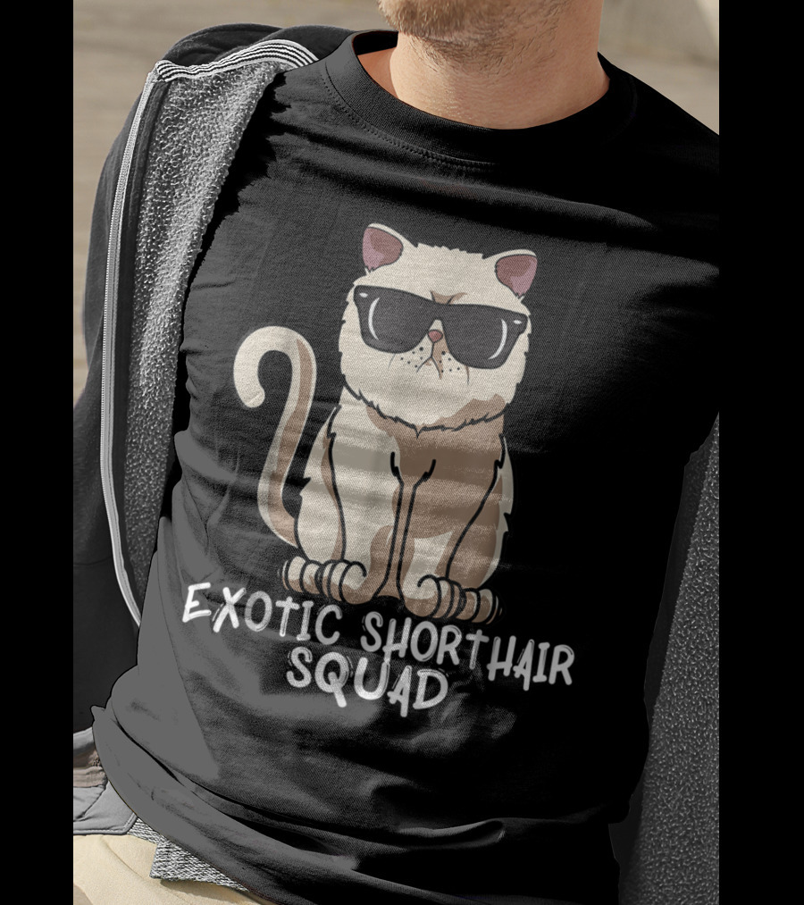 Exotic Shorthair Squad Cat Mom 90s T-Shirt