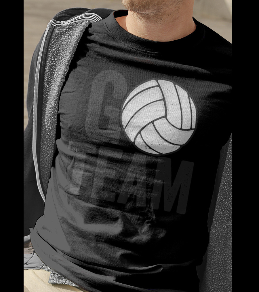 Go Team Volleyball Player Team Coach Family16 Volleyball T-Shirt
