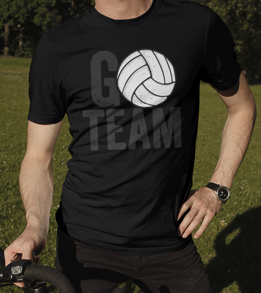 Go Team Volleyball Player Team Coach Family16 Volleyball T-Shirt