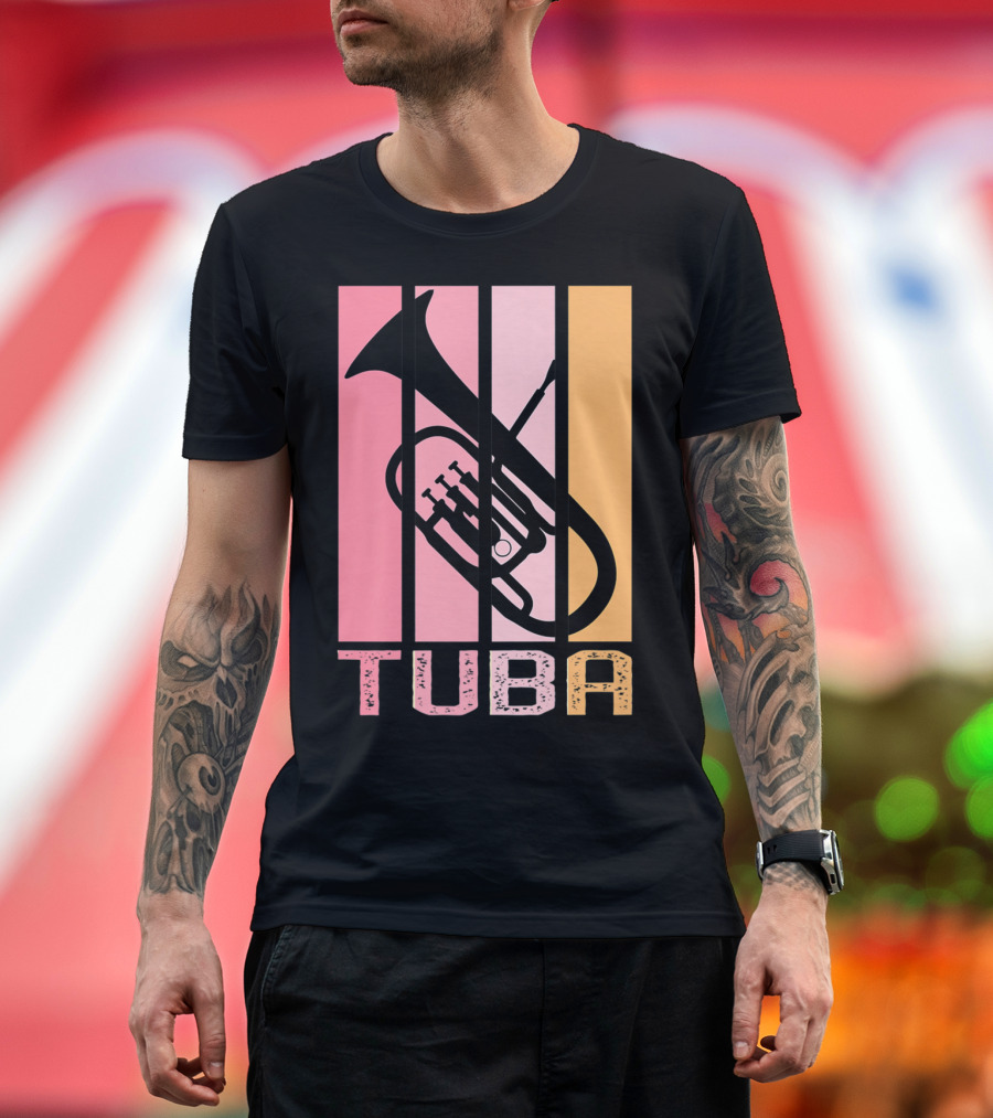 Band Mom Tuba Marching Band School Tuba T-Shirt