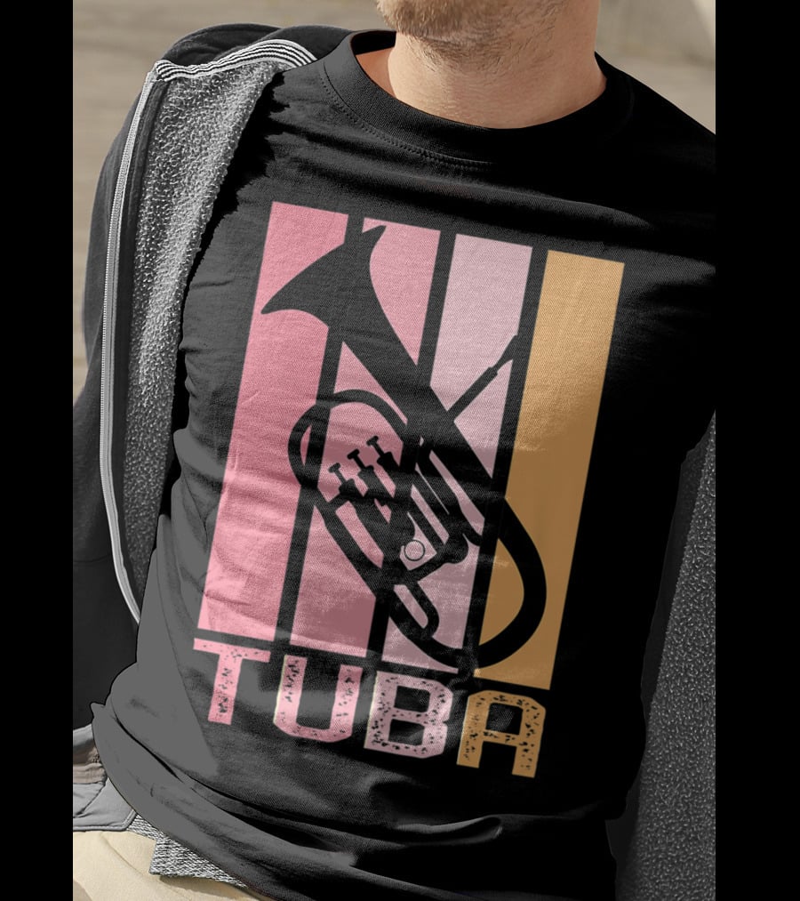 Band Mom Tuba Marching Band School Tuba T-Shirt