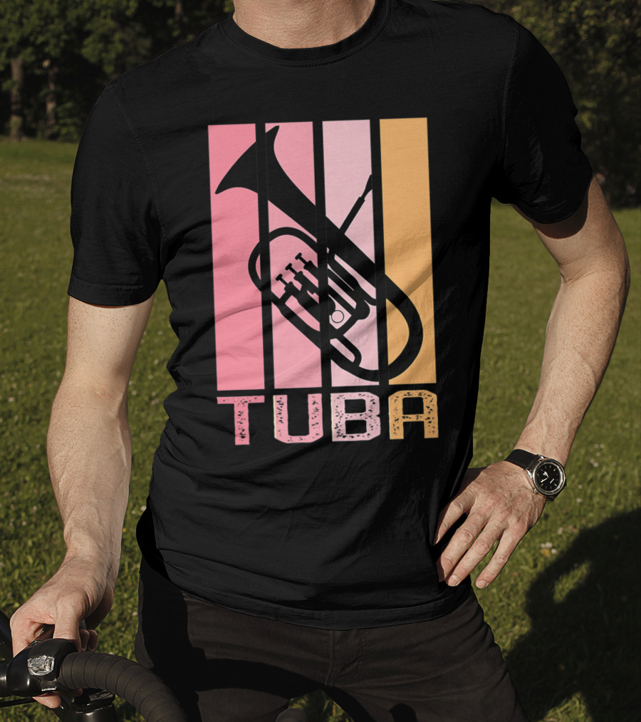 Band Mom Tuba Marching Band School Tuba T-Shirt