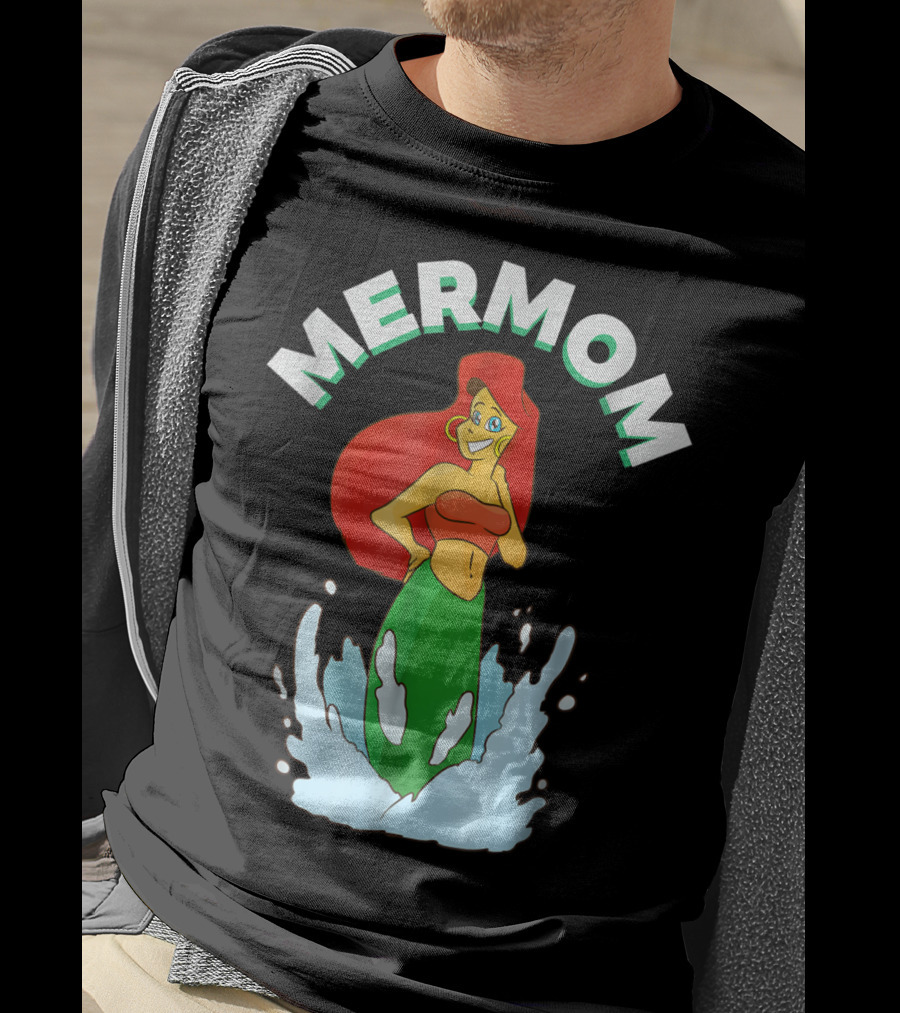 Mermom Cool Mermaid Mom Best Idea39 T-Shirt