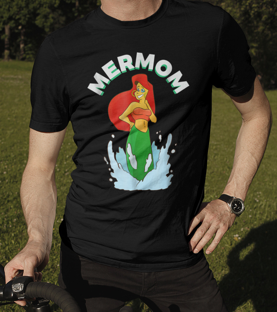 Mermom Cool Mermaid Mom Best Idea39 T-Shirt