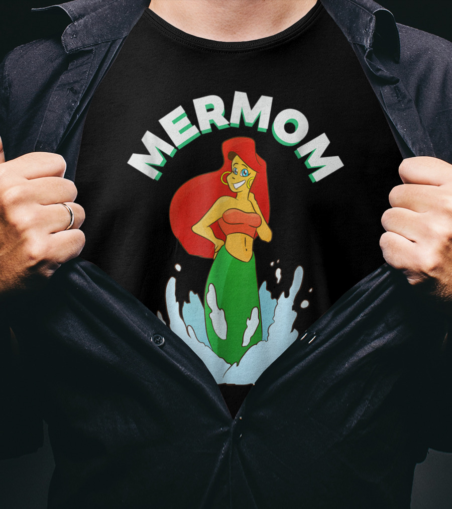 Mermom Cool Mermaid Mom Best Idea39 T-Shirt