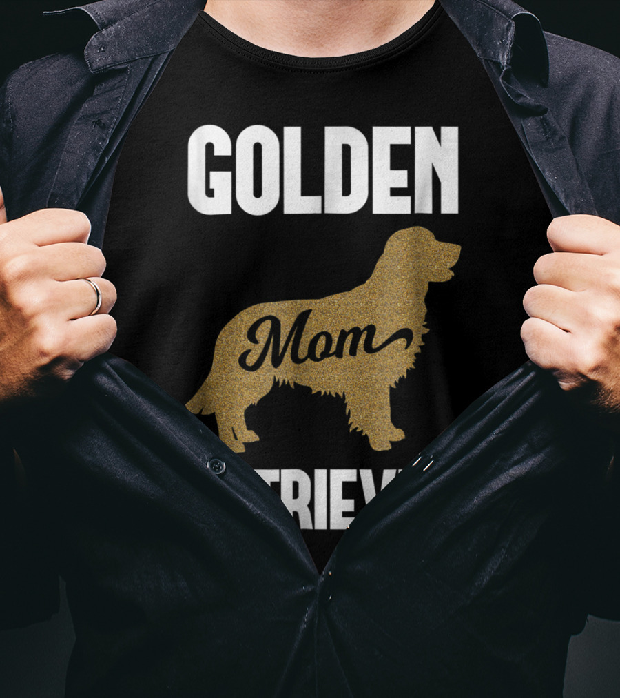 Golden Retriever Mom Dog T-Shirt