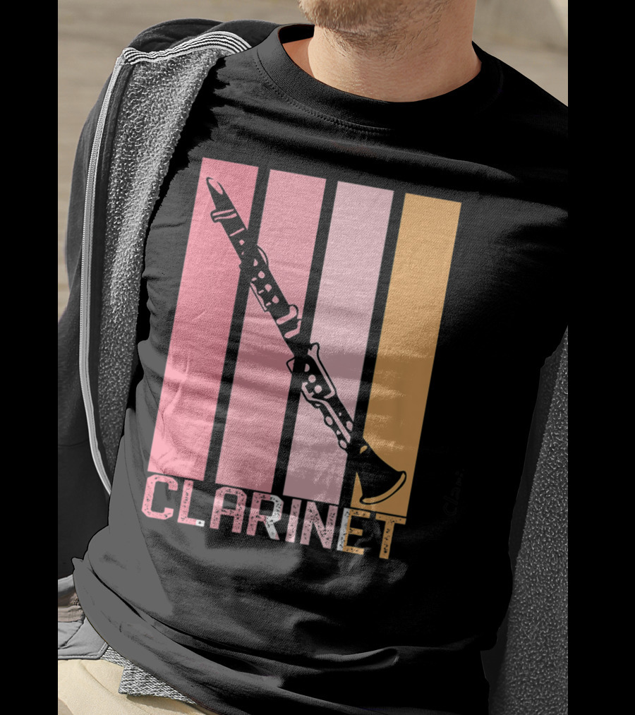 Band Mom Clarinet Marching Band School Clarinet T-Shirt