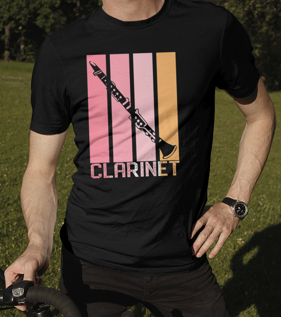 Band Mom Clarinet Marching Band School Clarinet T-Shirt