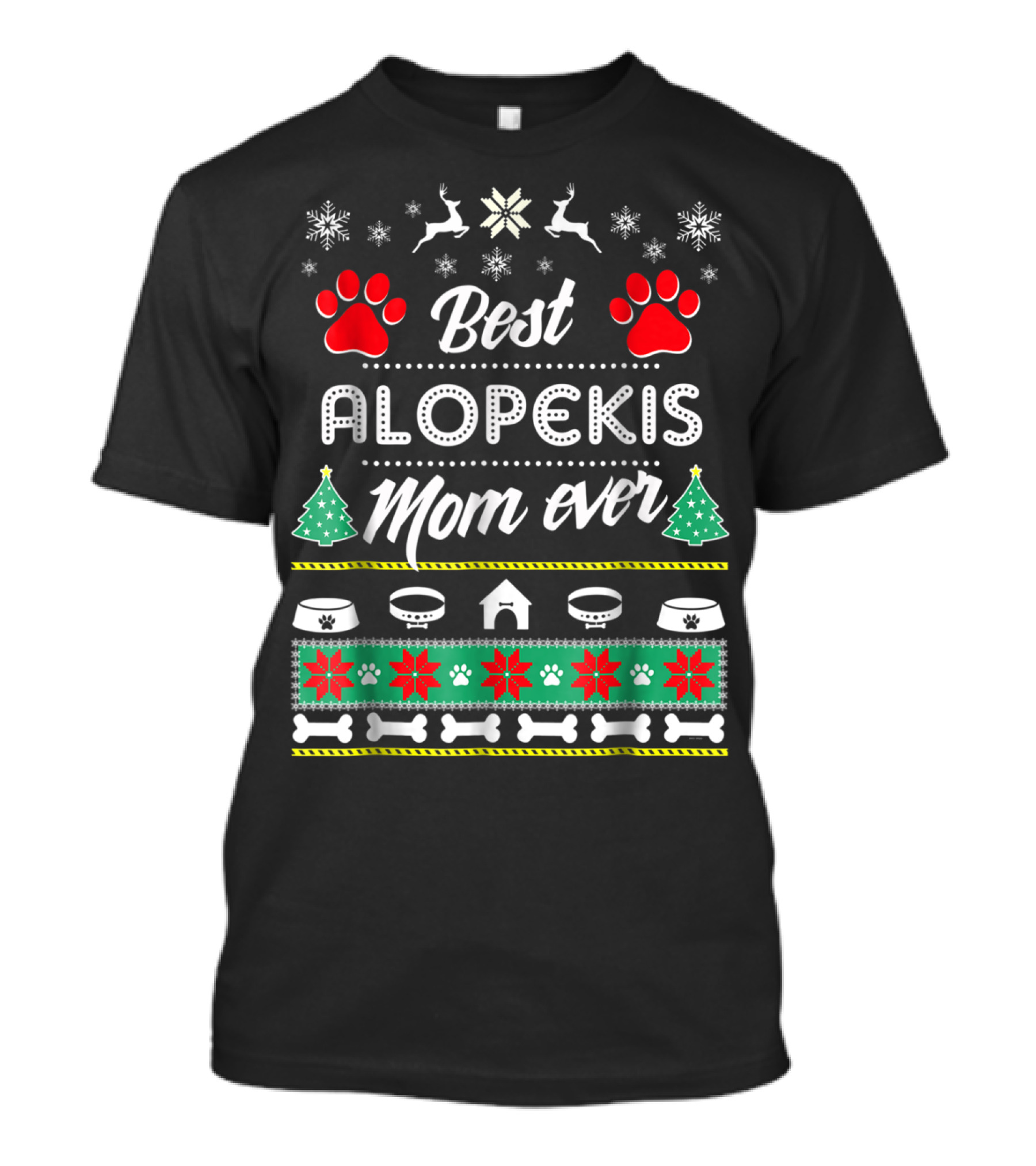 Best Alopekis Mom Ever Christmas T-Shirt