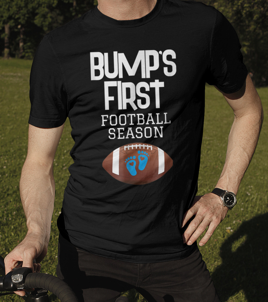 Bump's First Football Season New Mom To Be T-Shirt