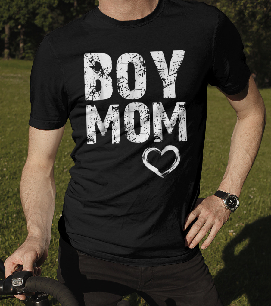 Boy Mom Heart Iconic T-Shirt