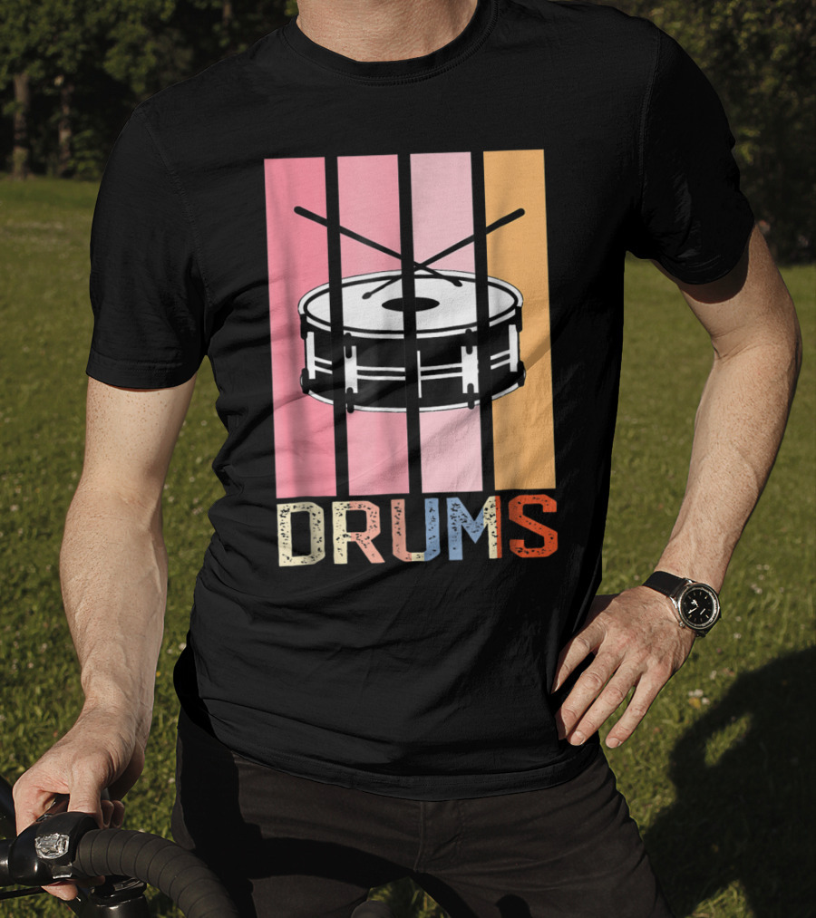 Drum Mom Marching Band High School Drums Drums95 T-Shirt