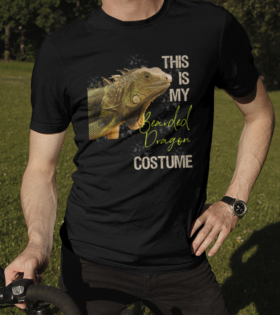 This Is My Bearded Dragon Costume Funny Bearded Dragon Costume Art Apparel Clothes38 T-Shirt