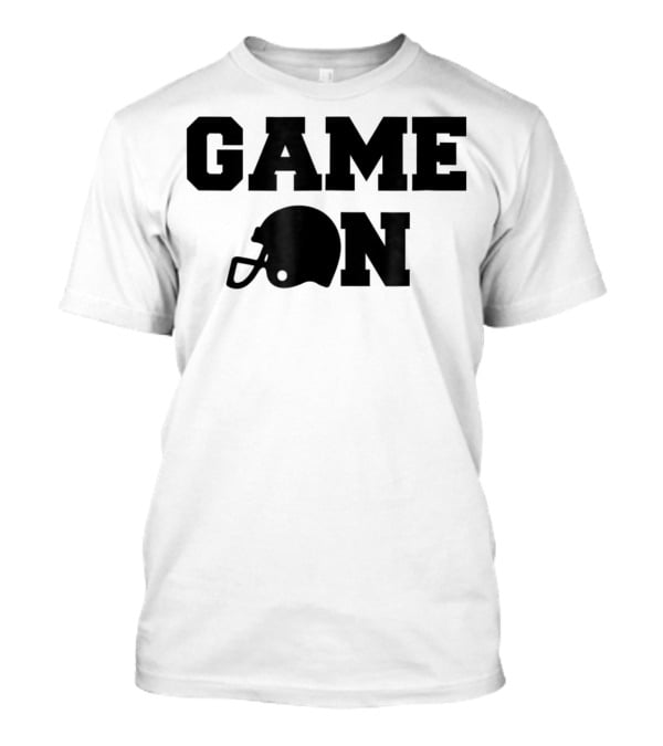 Game On Football Helmet Cute Football T-Shirt
