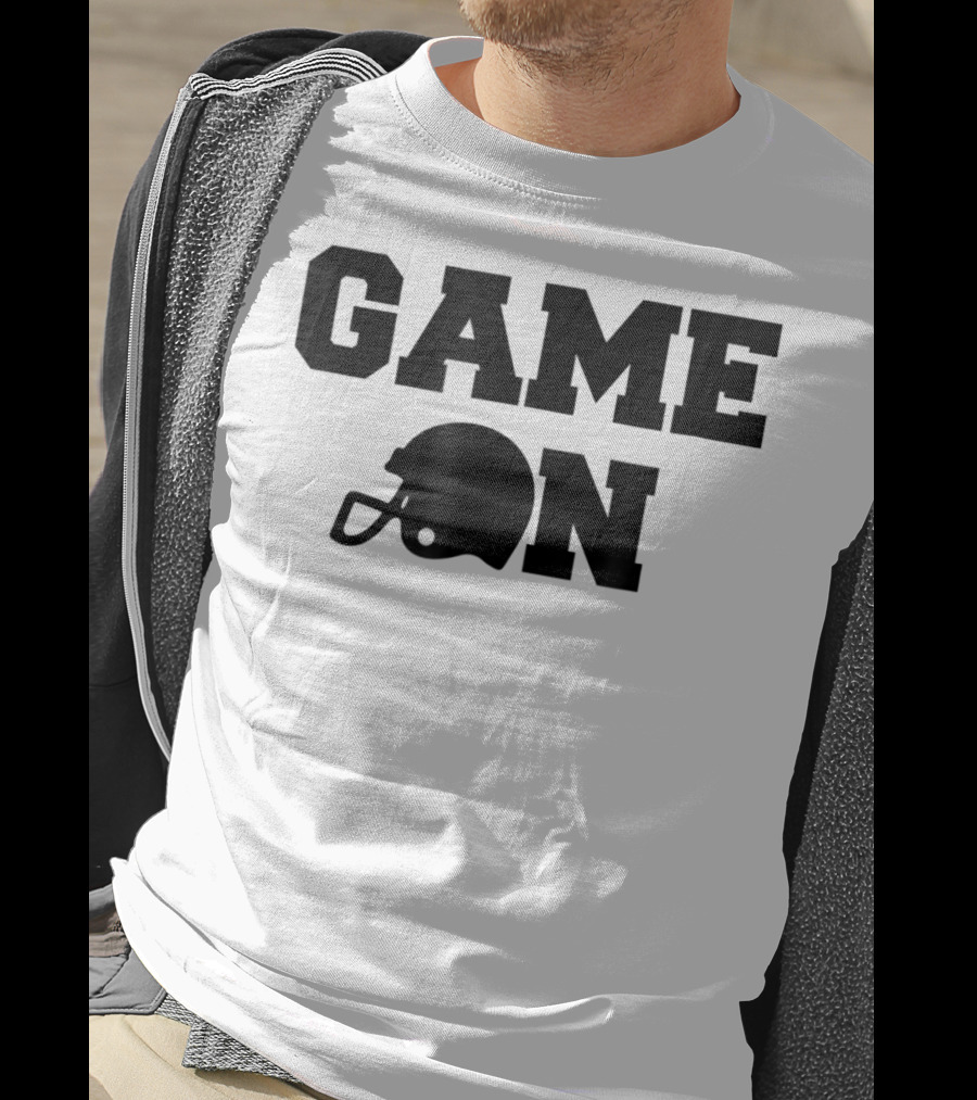 Game On Football Helmet Cute Football T-Shirt