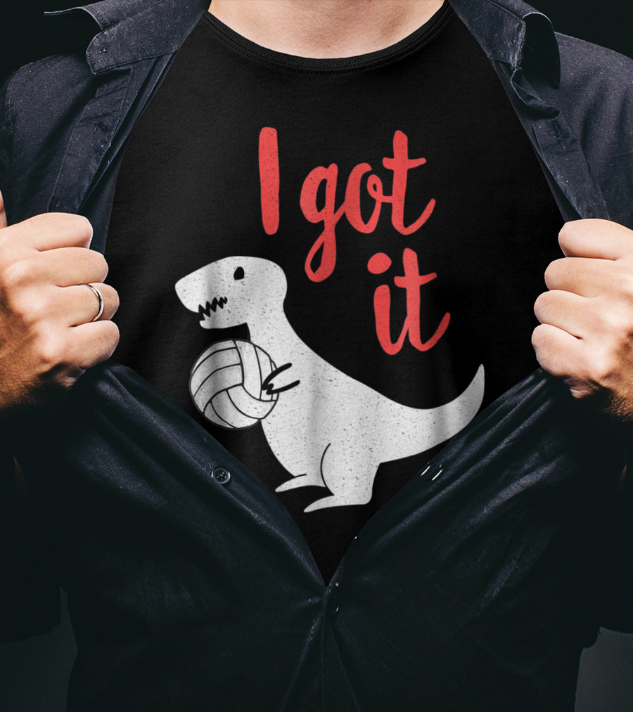 I Got It Cute TRex Volleyball Mom Dad Dinosaur T-Shirt