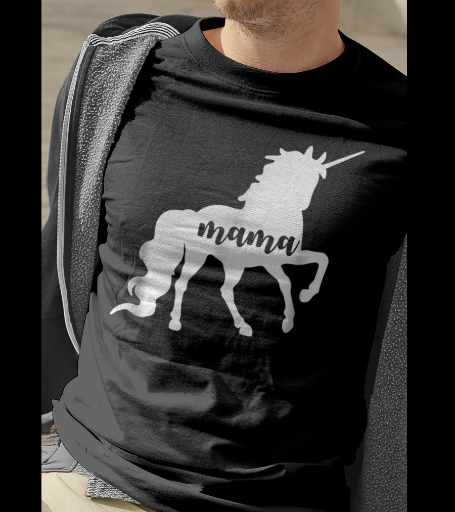 Mama Unicorn Horse T-Shirt