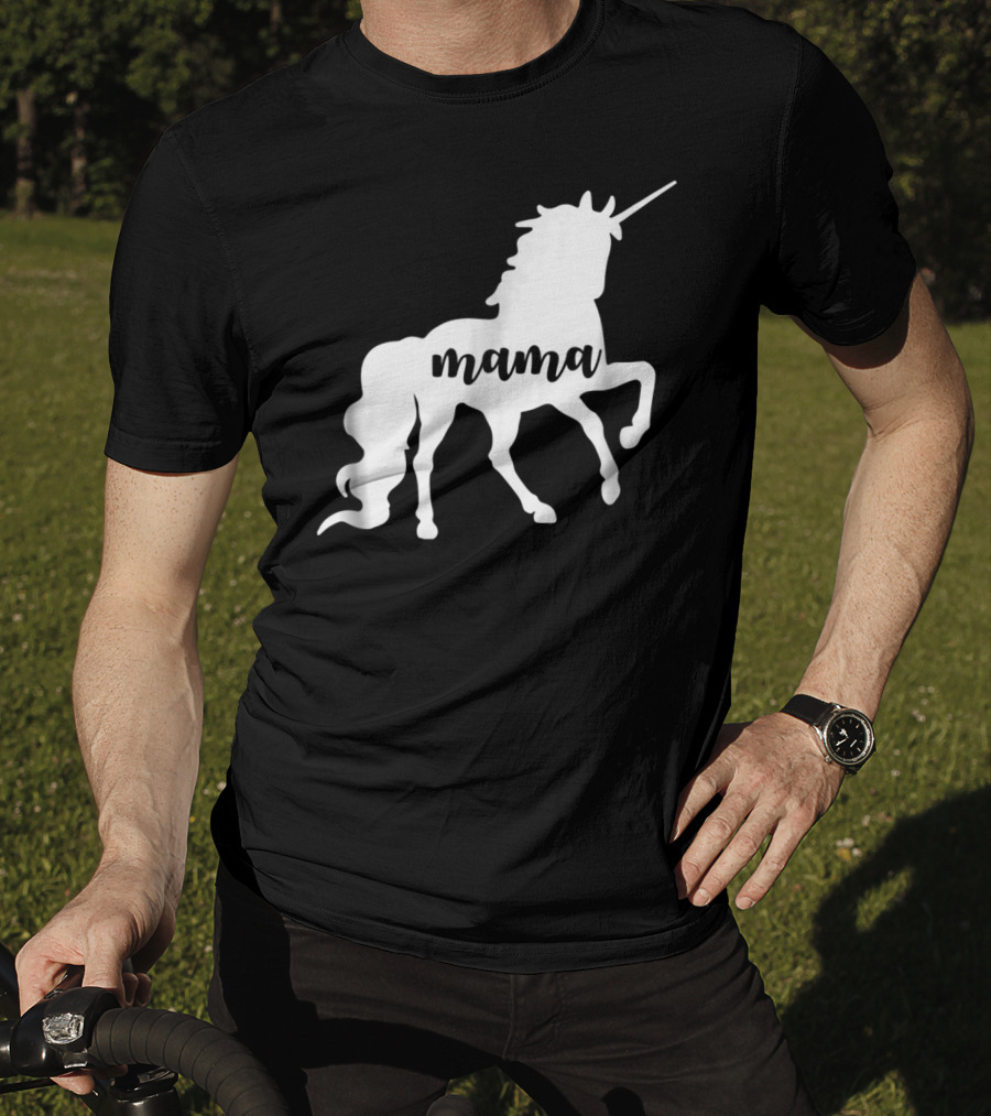 Mama Unicorn Horse T-Shirt