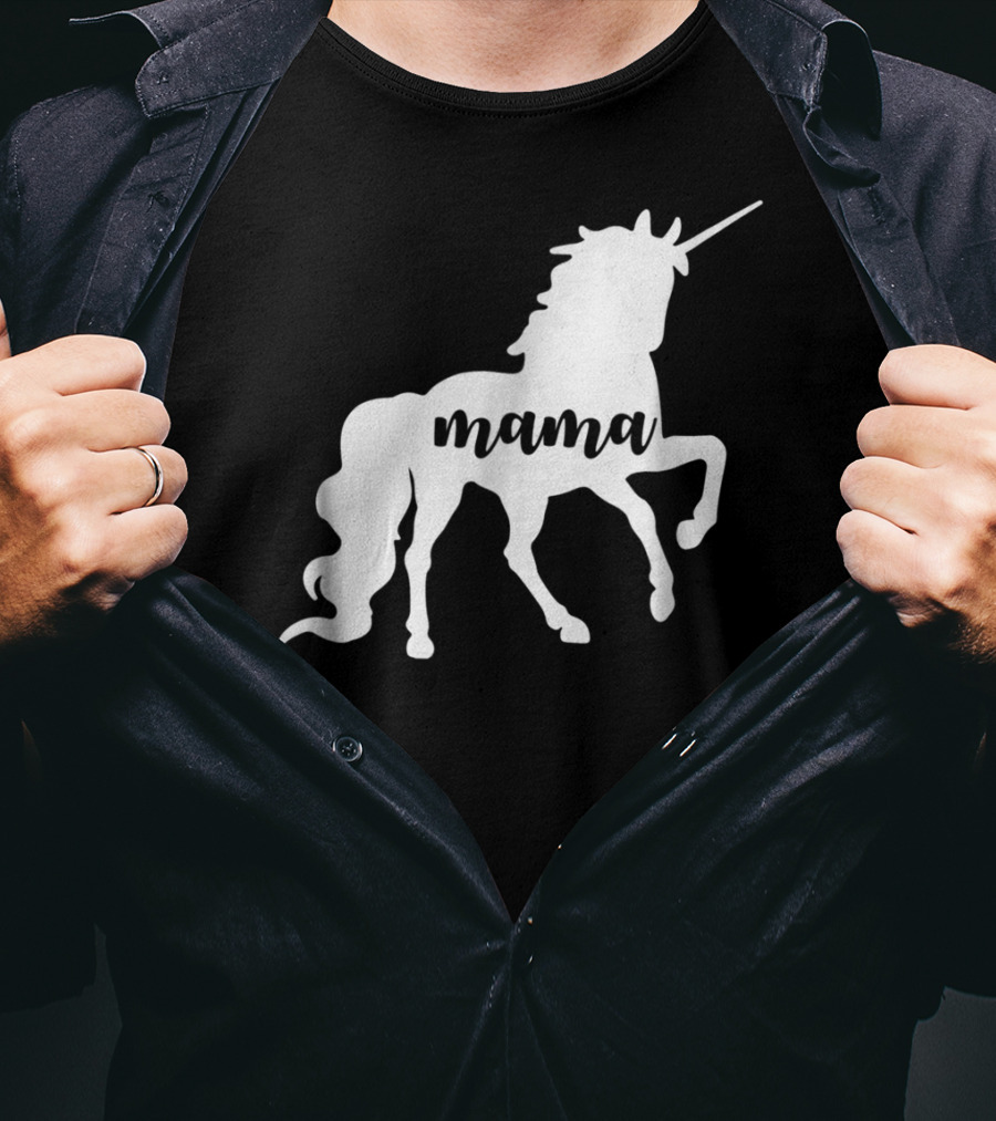 Mama Unicorn Horse New T-Shirt