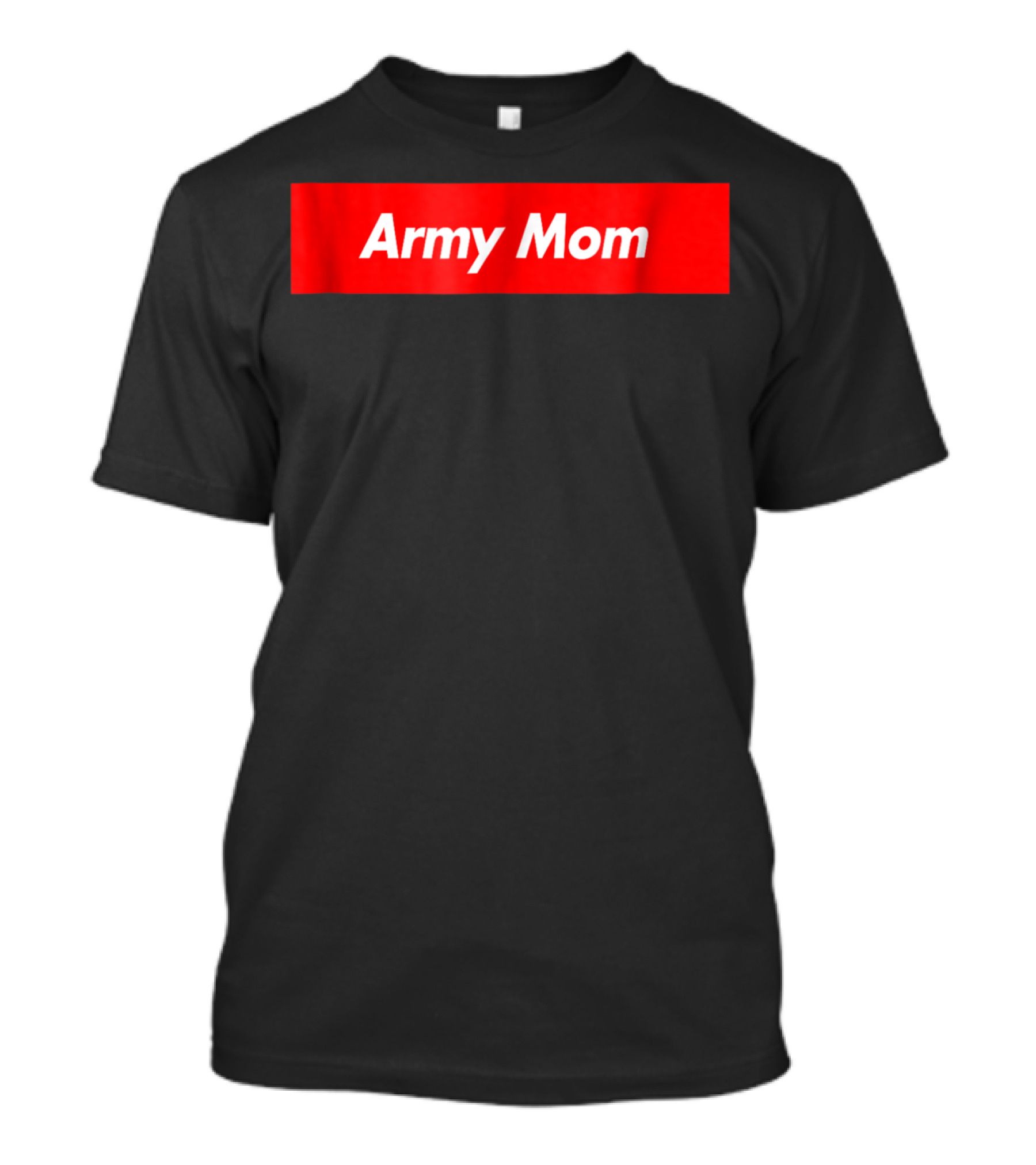 Army Mom Red Box T-Shirt