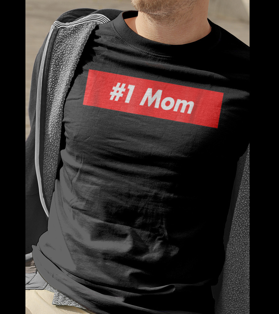 1 Mom Red Box T-Shirt