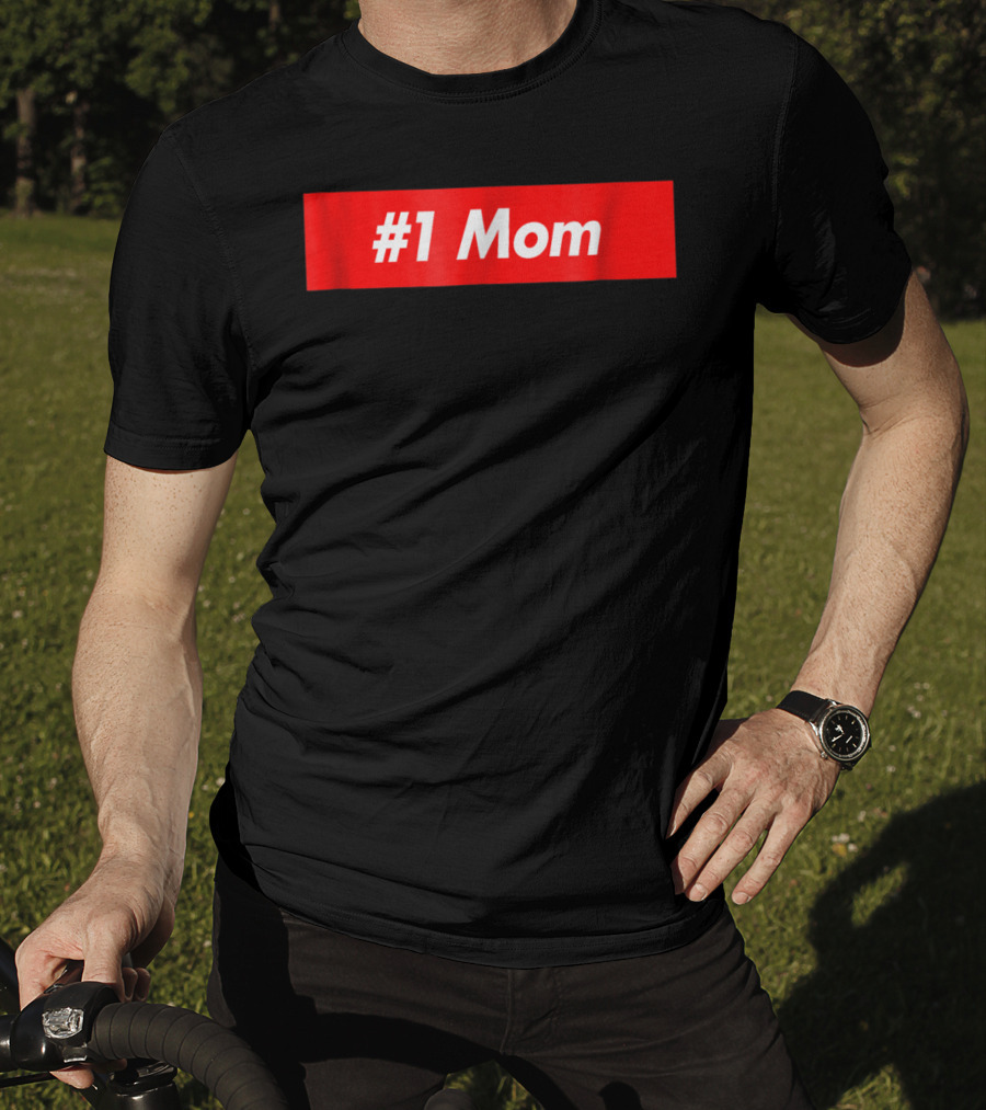 1 Mom Red Box T-Shirt