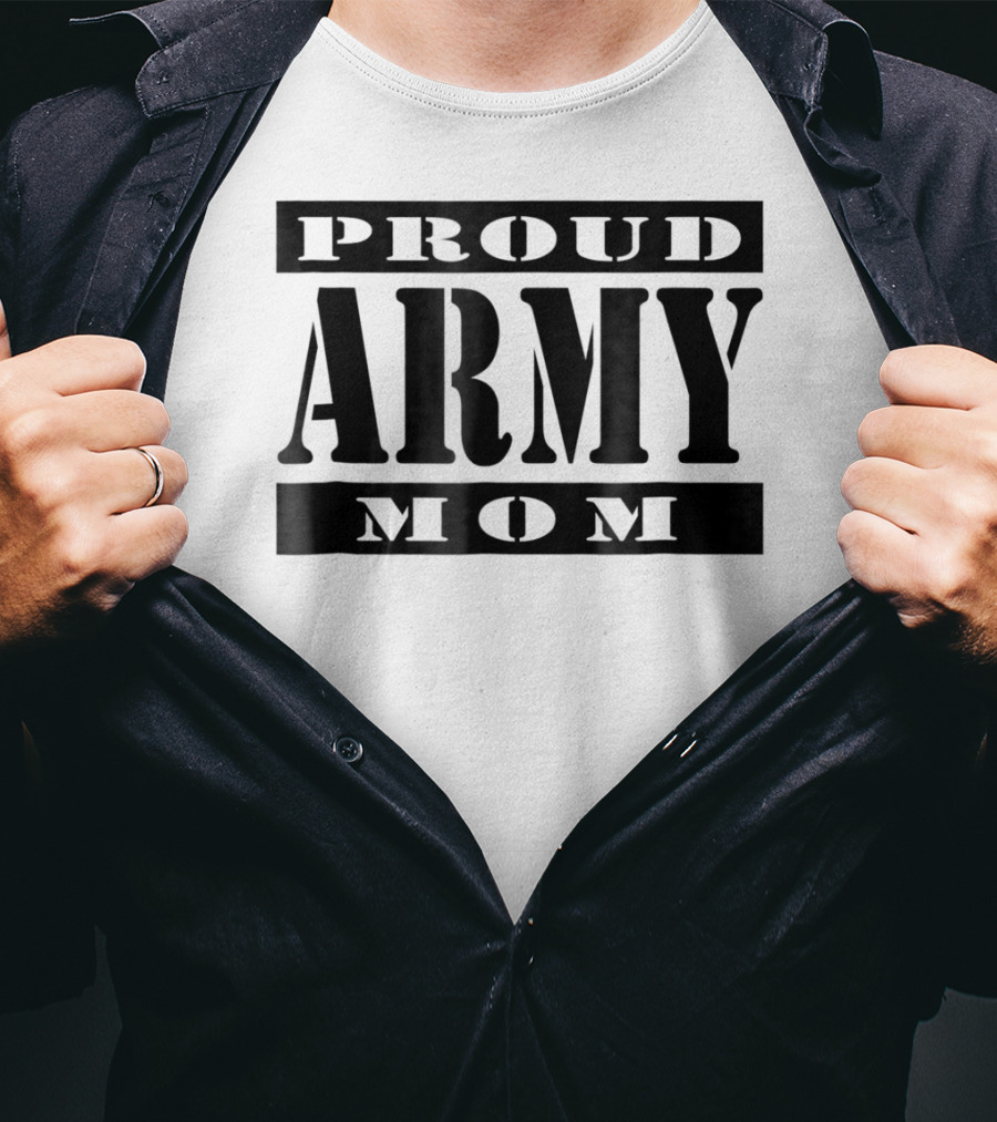 Proud Army Mom Soldier Mother T-Shirt