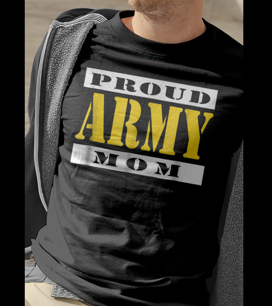 Proud Army Mom Military Soldier Mother T-Shirt