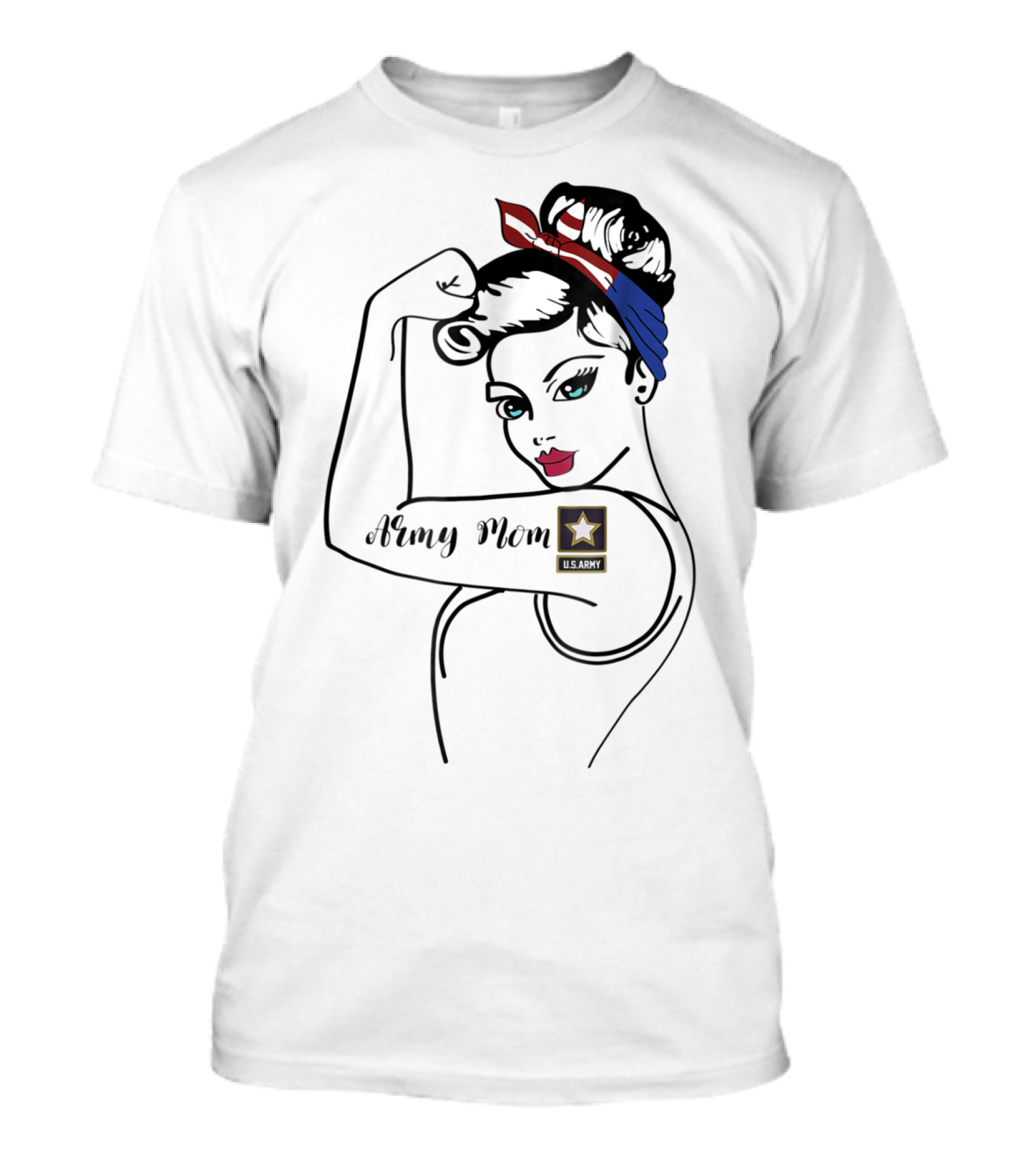 Army Mom U.S. Army Rosie Tribute Military Ideas For Her T-Shirt