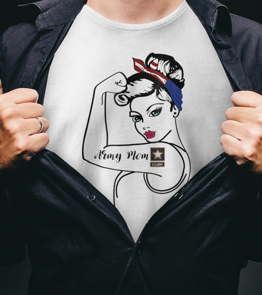 Army Mom U.S. Army Rosie Tribute Military Ideas For Her T-Shirt