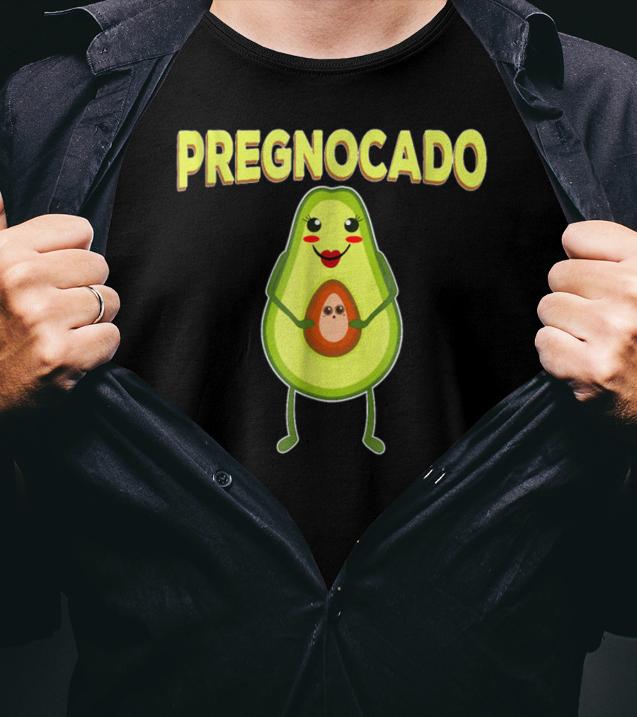 Pregnocado Avocado Pregnant Food Pregnancy Announcement T-Shirt