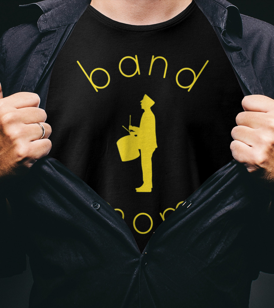 Band Mom School Colors Marching Band Parent T-Shirt